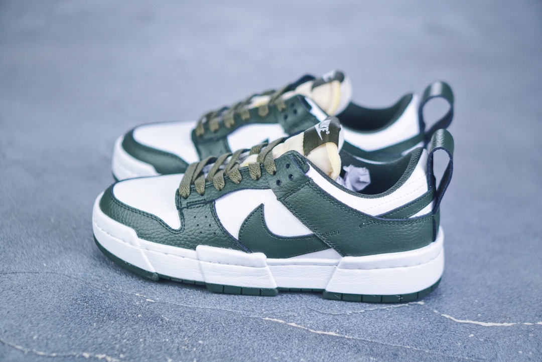 Nike Dunk low Disrupt SB Dunk White Green Shoes - Click Image to Close